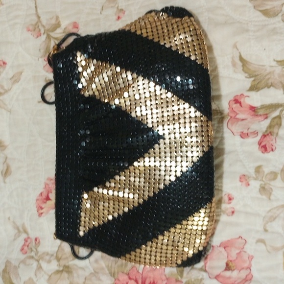 Vintage Brass Mesh Evening Bag - Picture 4 of 5
